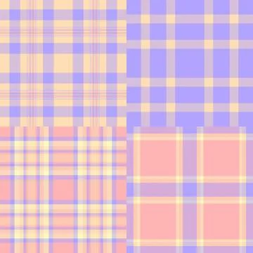 Plaid bundle built for product mockups. Home textiles tartan backgrounds enha 스톡 일러스트