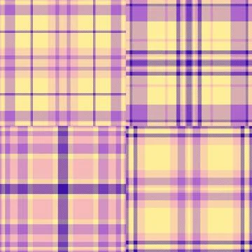 Plaid bundle built for product mockups. Summer tartan backgrounds enhance pre イラスト素材