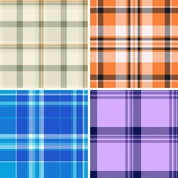 Plaid bundle built for product mockups. Womens tartan backgrounds enhance pre イラスト素材