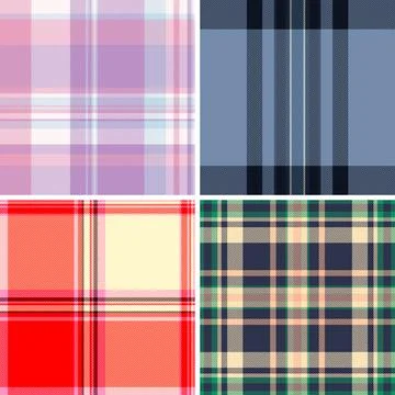 Plaid bundle created for garden parties, outdoor events, and cozy summer even Ilustração Stock