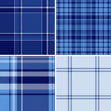 Plaid bundle designed with classic vintage aesthetics. Tartan patterns echo t Stock Illustration