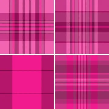 Plaid bundle designed for holiday crafts. Vector tartan designs elevate DIY.. 스톡 일러스트