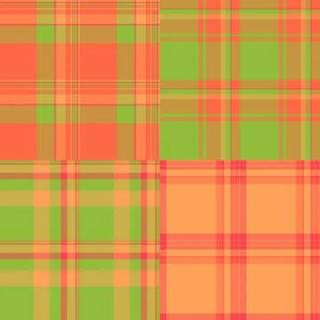 Plaid bundle designed for nostalgic decor projects. Classic tartan aestheti.. Stockillustratie
