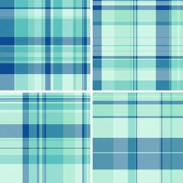 Plaid bundle featuring classic British and English tartan patterns. Ideal for Stock Illustration