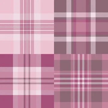 Plaid bundle featuring classic Scottish tartan patterns. Ideal for clan-ins.. Stock Illustration