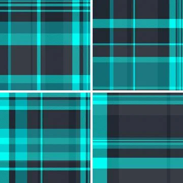 Plaid bundle featuring classic USA buffalo check patterns. Ideal for casual a イラスト素材