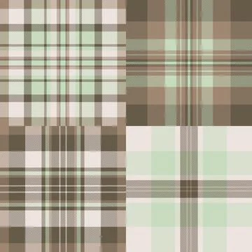 Plaid bundle featuring England and outdoor style tartans. Vector designs pe.. イラスト素材