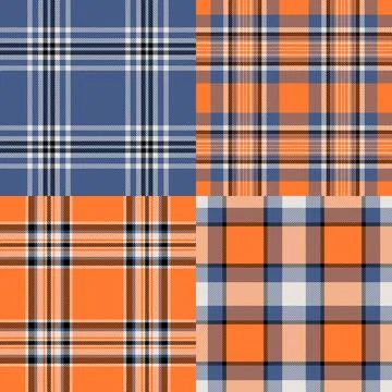 Plaid bundle featuring industrial-ready vector patterns. Ideal for fabric man Stock Illustration