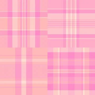 Plaid bundle perfect for e-commerce, blogs, and social media. Coordinated p.. Stock Illustration