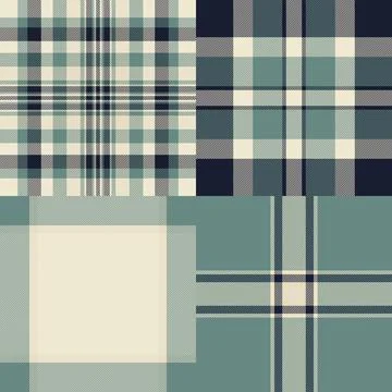 Plaid bundle for tailoring studios and independent designers. Ideal for cus.. Stock Illustration