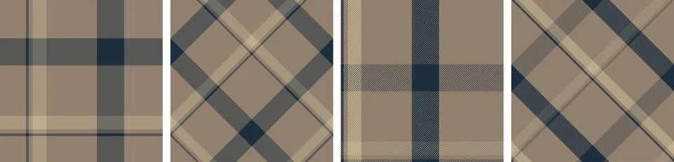 Plaid check design seamless pattern tartan Stock Illustration