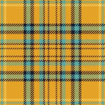 Plaid check pattern in orange and red colors. Seamless fabric texture. Tartan Stock Illustration