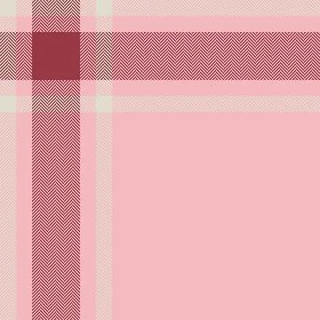 Plaid check pattern in pink. Seamless fabric texture. Tartan textile print. Stock Illustration