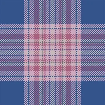 Plaid check pattern. Seamless fabric texture. Tartan textile print. Illustrazione stock