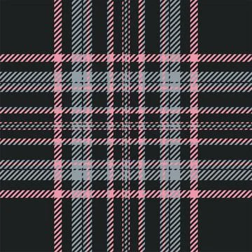 Plaid check pattern. Seamless fabric texture. Tartan textile print. Illustrazione stock
