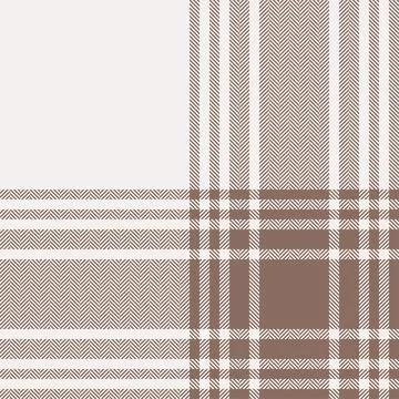 Plaid check pattern. Seamless fabric texture. Tartan textile print. Stock Illustration