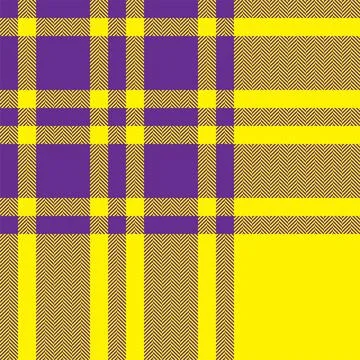 Plaid check pattern. Seamless fabric texture. Tartan textile print. Illustrazione stock