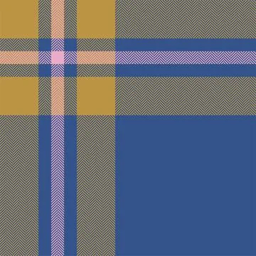 Plaid check pattern. Seamless fabric texture. Tartan textile print. 스톡 일러스트