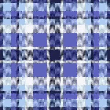 Plaid check pattern. Seamless fabric texture. Tartan textile print. Illustrazione stock