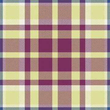 Plaid check pattern. Seamless fabric texture. Tartan textile print. Stock Illustration