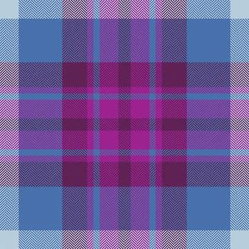 Plaid check pattern. Seamless fabric texture. Tartan textile print. Illustrazione stock