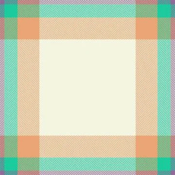 Plaid check pattern. Seamless fabric texture. Tartan textile print. イラスト素材
