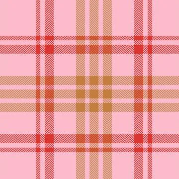 Plaid check pattern. Seamless fabric texture. Tartan textile print. Illustrazione stock