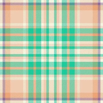 Plaid check pattern. Seamless fabric texture. Tartan textile print. Stock Illustration