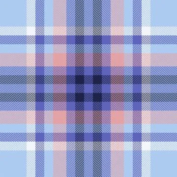 Plaid check pattern. Seamless fabric texture. Tartan textile print. Stock Illustration