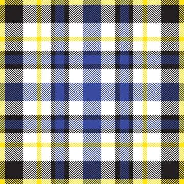 Plaid check pattern. Seamless fabric texture. Tartan textile print. Illustrazione stock