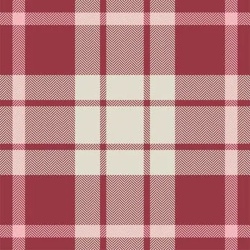Plaid check pattern. Seamless fabric texture. Tartan textile print. Stock Illustration