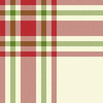 Plaid check pattern. Seamless fabric texture. Tartan textile print. Illustrazione stock