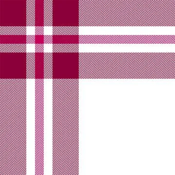 Plaid check pattern. Seamless fabric texture. Tartan textile print. Stock Illustration