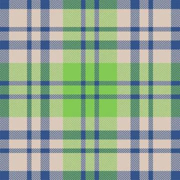 Plaid check pattern. Seamless fabric texture. Tartan textile print. Stock Illustration