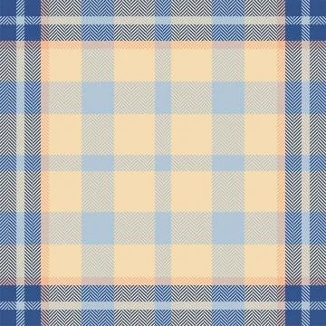 Plaid check pattern. Seamless fabric texture. Tartan textile print. Illustrazione stock