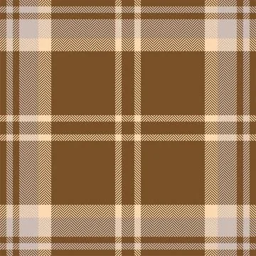 Plaid check pattern. Seamless fabric texture. Tartan textile print. Stock Illustration