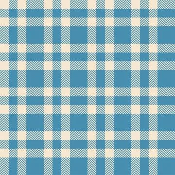 Plaid check pattern. Seamless fabric texture. Tartan textile print. Stock Illustration