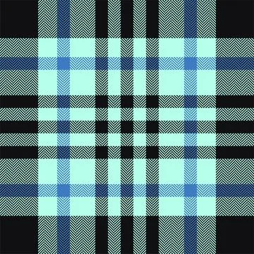 Plaid check pattern. Seamless fabric texture. Tartan textile print. Illustrazione stock