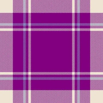 Plaid check pattern. Seamless fabric texture. Tartan textile print. Stock Illustration