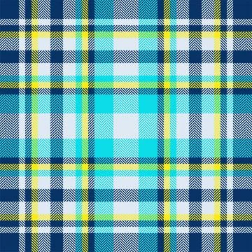 Plaid check pattern. Seamless fabric texture. Tartan textile print. Illustrazione stock