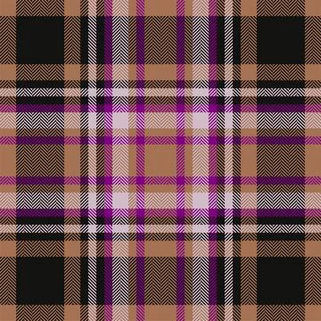 Plaid check pattern. Seamless fabric texture. Tartan textile print. イラスト素材