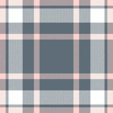 Plaid check pattern. Seamless fabric texture. Tartan textile print. イラスト素材