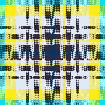 Plaid check pattern. Seamless fabric texture. Tartan textile print. Illustrazione stock