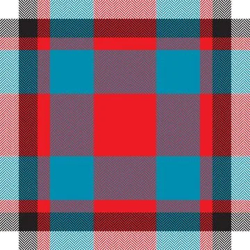 Plaid check pattern. Seamless fabric texture. Tartan textile print. Illustrazione stock
