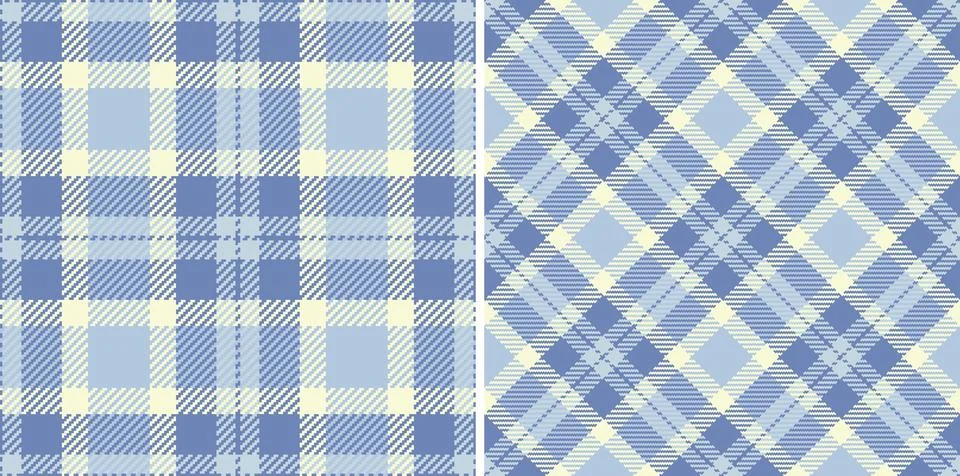 Plaid check textile of vector seamless texture with a tartan fabric pattern.. 스톡 일러스트