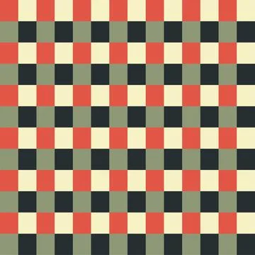 Plaid Checkered Fabric Pattern for flannel, tartan, packing, dress, skirt, .. Illustrazione stock