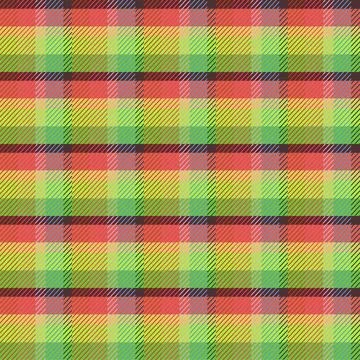 Plaid Checkered Fabric Pattern for flannel, tartan, packing, dress, skirt, .. Stock Illustration