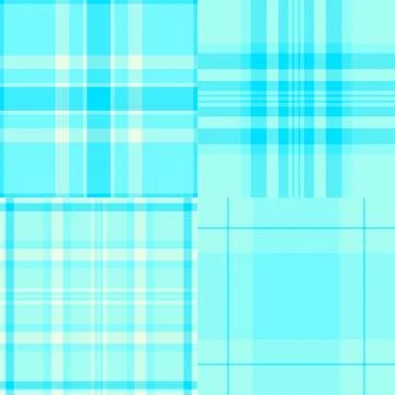 Plaid collection capturing the standards of the fabric manufacturing indust.. Stock Illustration