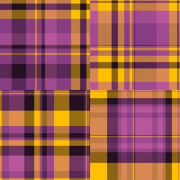 Plaid collection capturing stylish and modern digital background trends. Vect Stock Illustration