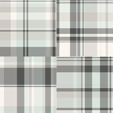 Plaid collection created for virtual meeting backgrounds. Tartan textures e.. Stock Illustration